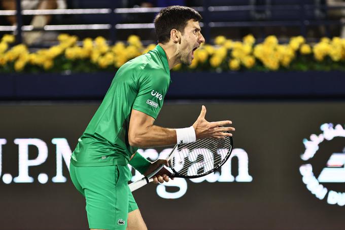 Novak Đoković ni želel odgovoriti, na koga se je jezil. | Foto: Guliverimage/Vladimir Fedorenko