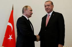 Vladamir Putin in Recep Tayyip Erdogan spet postajata prijatelja