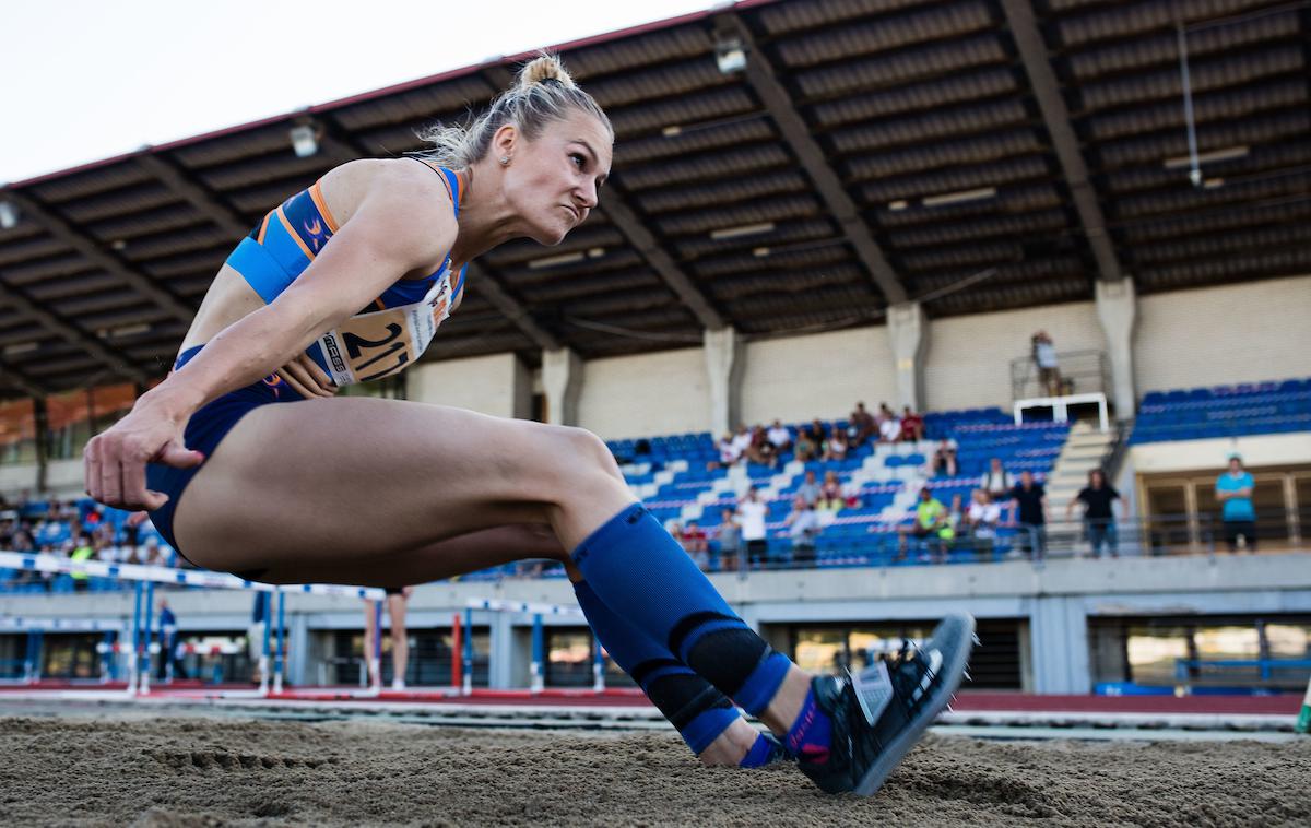 Neja Filipič, atletski pokal Slovenije, prvi dan | Neja Filipič se je povsem približala osebnemu rekordu in končala na tretjem mestu. | Foto Grega Valančič/Sportida