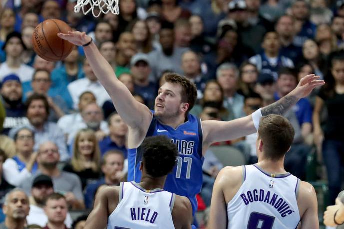 Luka Dončić | Luka Dončić ima težave s kolenom, zato je bil njegov nastop vprašljiv. | Foto Gulliver/Getty Images