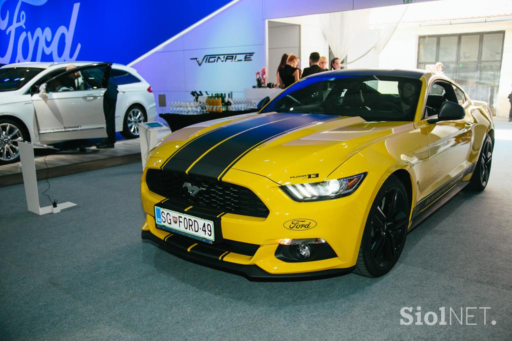 Filip Flisar mustang prihod na avtosalon