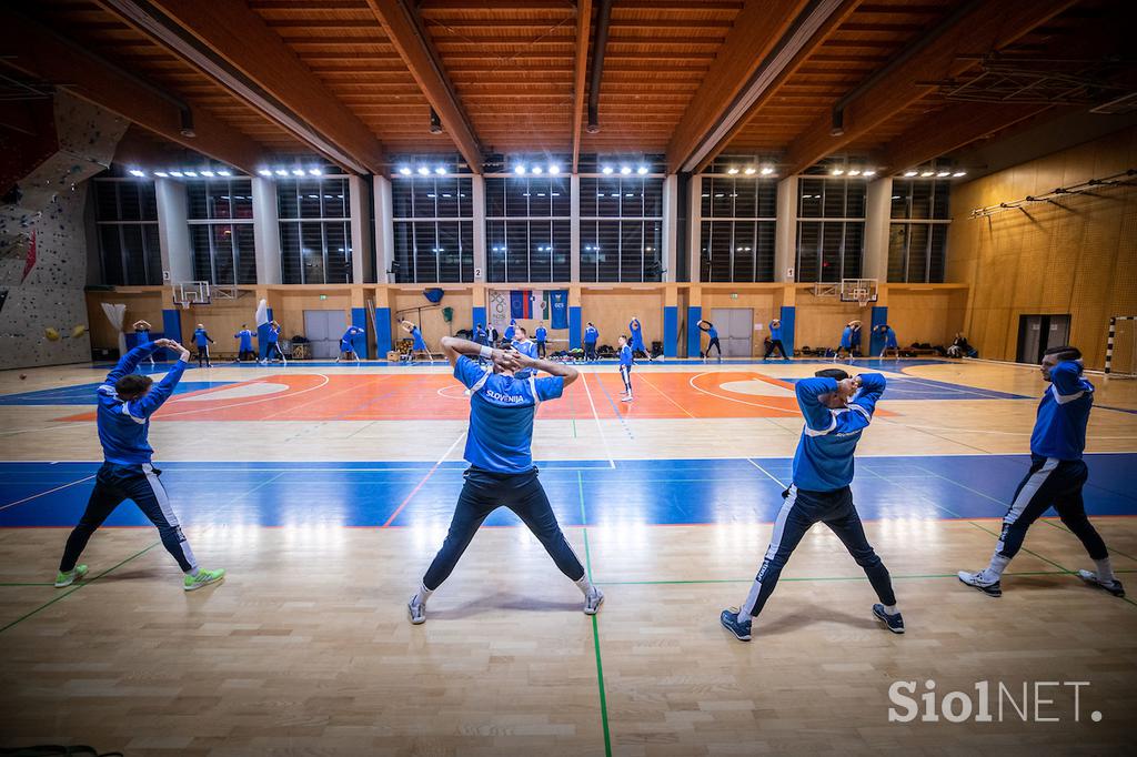 slovenska rokometna reprezentanca trening