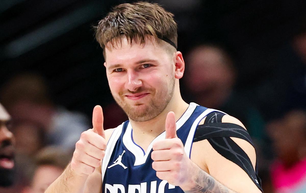 Luka Dončić | Luka Dončić ostaja branilec z največjim številom glasov za nastop na letošnjem All-Star druženju zvezdnikov. | Foto Reuters