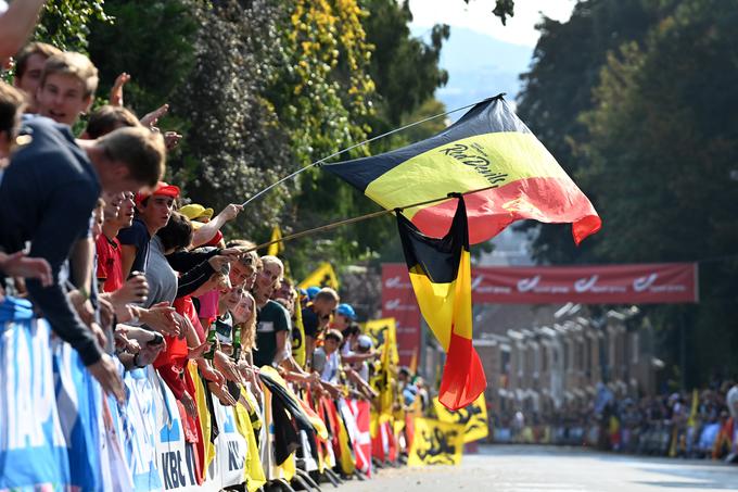 Belgijci so pripravili izjemno navijaško kuliso. Ob trasi naj bi se zbralo skoraj milijon navijačev. | Foto: Guliverimage/Vladimir Fedorenko