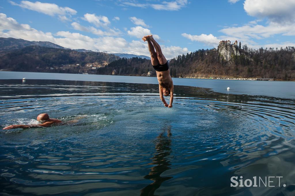 Bled zimsko plavanje rekreacija