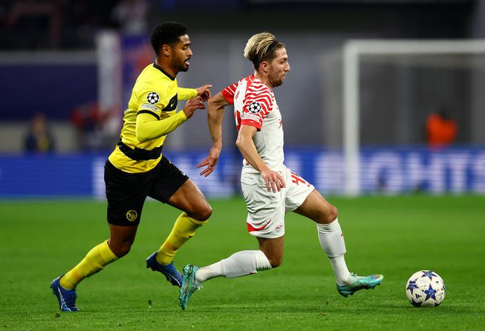 Kevin Kampl je na dvoboju s švicarskim prvakom Young Boys po dolgem času odigral vso tekmo in prispeval podajo za zmagoviti gol. | Foto: Reuters