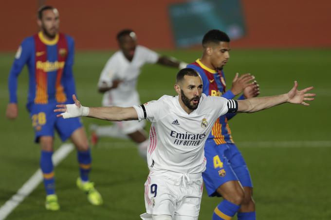 Karim Benzema je načel mrežo Kataloncev. | Foto: Guliverimage/Vladimir Fedorenko