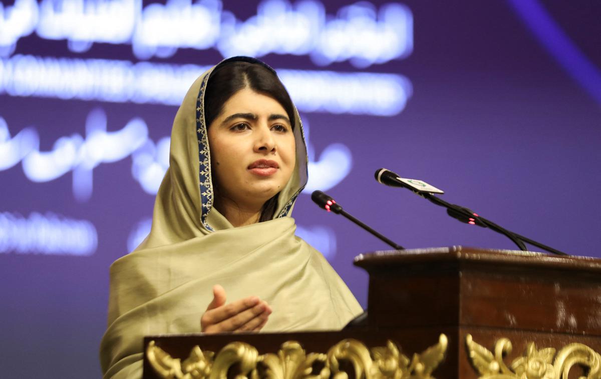 Malala Jusafzai | "Palestinski otroci so izgubili svoja življenja in prihodnost. Palestinsko dekle ne more imeti prihodnosti, ki si jo zasluži, če bombardirajo njeno šolo in ubijejo njeno družino," je dejala nobelova nagrajenka za mir Malala Jusafzai. | Foto Reuters