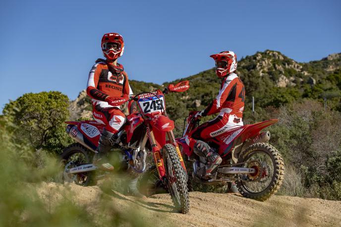 Gajser Evans Honda 2022 | Tim Gajser in Mitch Evans, Hondina aduta za sezono 2022 | Foto Honda Pro Racing/ShotbyBavo