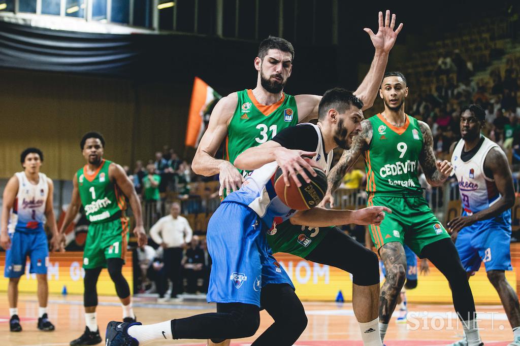 Liga ABA, četrtfinale: Cedevita Olimpija - Igokea, Tivoli