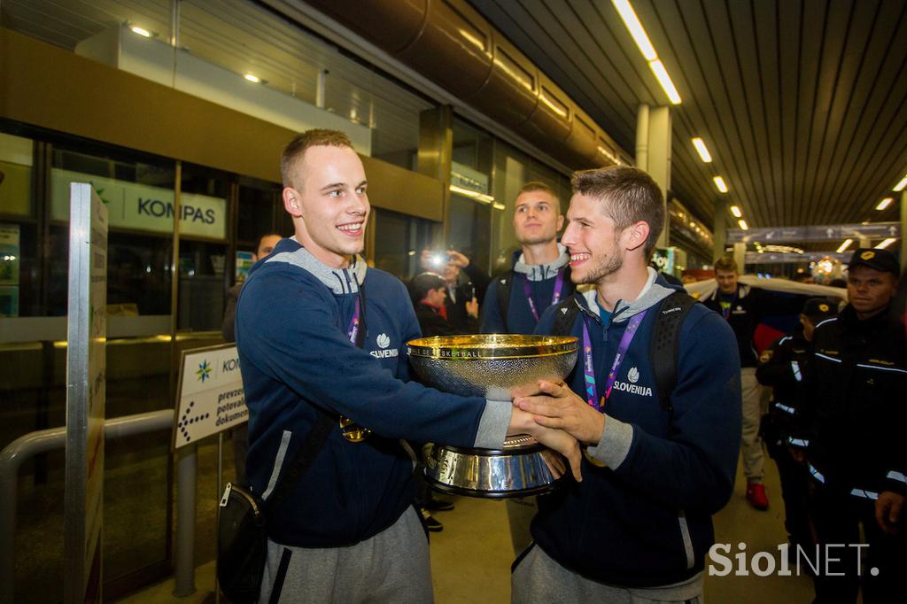 Brnik sprejem eurobasket 2017