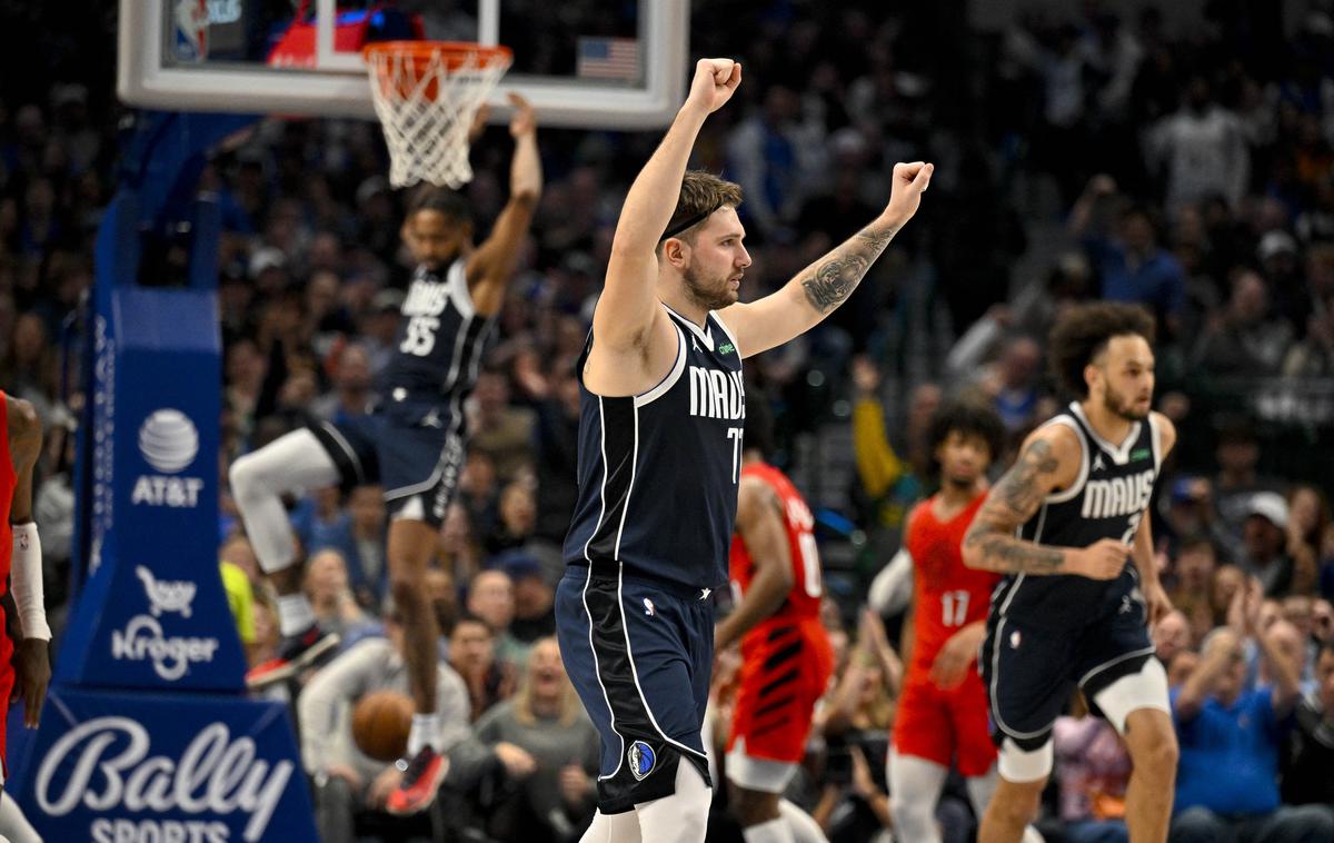 Luka Dončić Dallas Mavericks | Luka Dončić je ob visoki zmagi dosegel 41 točk. | Foto Reuters