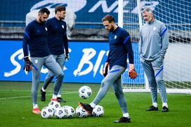 trening slovenske nogometne reprezentance, Stožice, San Marino