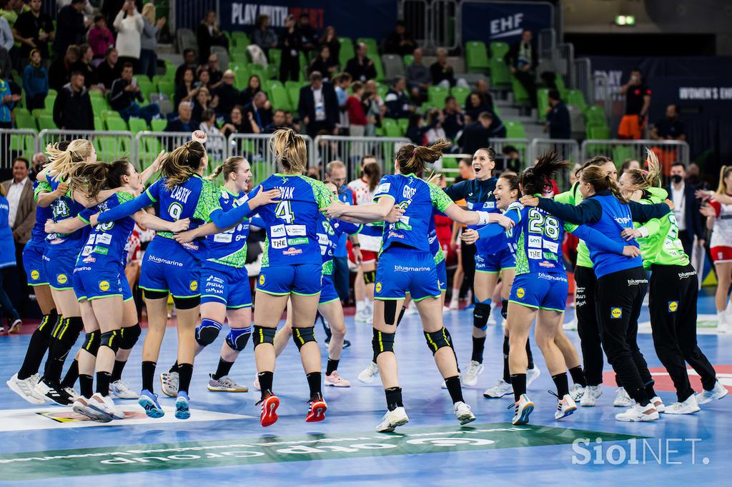 EHF Euro22: Slovenija - Hrvaška