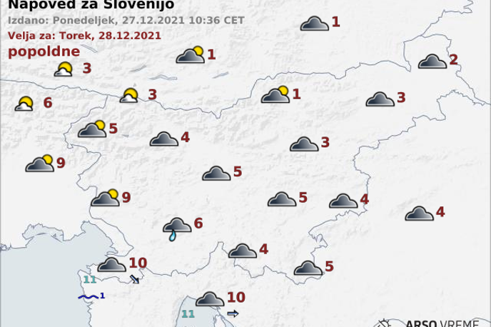 vreme | Foto ARSO Meteo