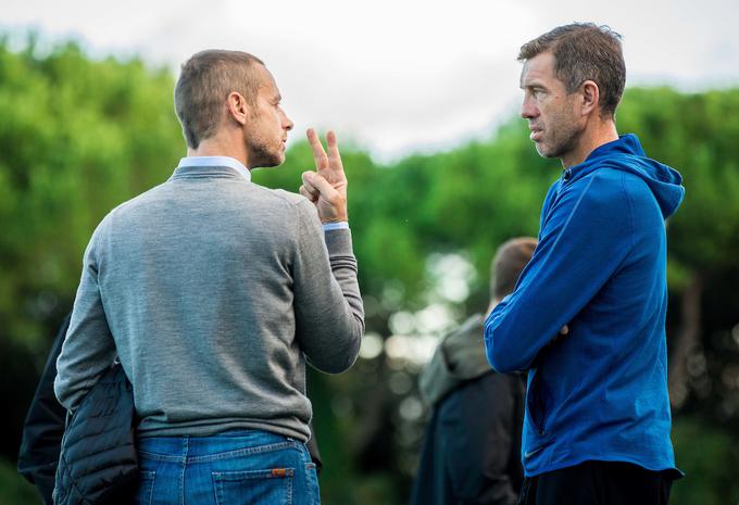 "Vedno je poskrbel, da je imela reprezentanca osnovne pogoje za delovanje," je povedal selektor o sodelovanju s Čeferinom. | Foto: Vid Ponikvar