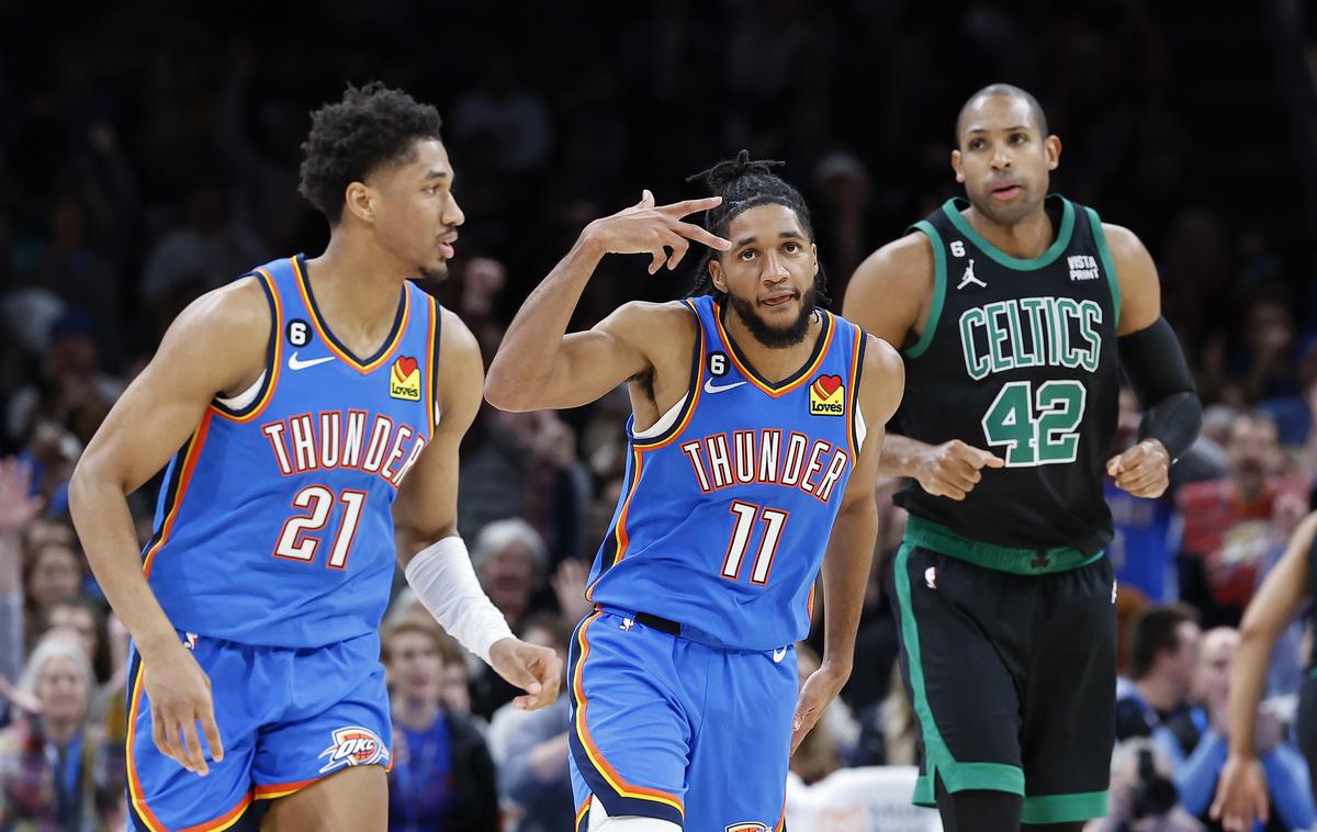 Oklahoma City Thunder | Košarkarji Oklahome so Bostonu nasuli kar 150 točk. | Foto Reuters