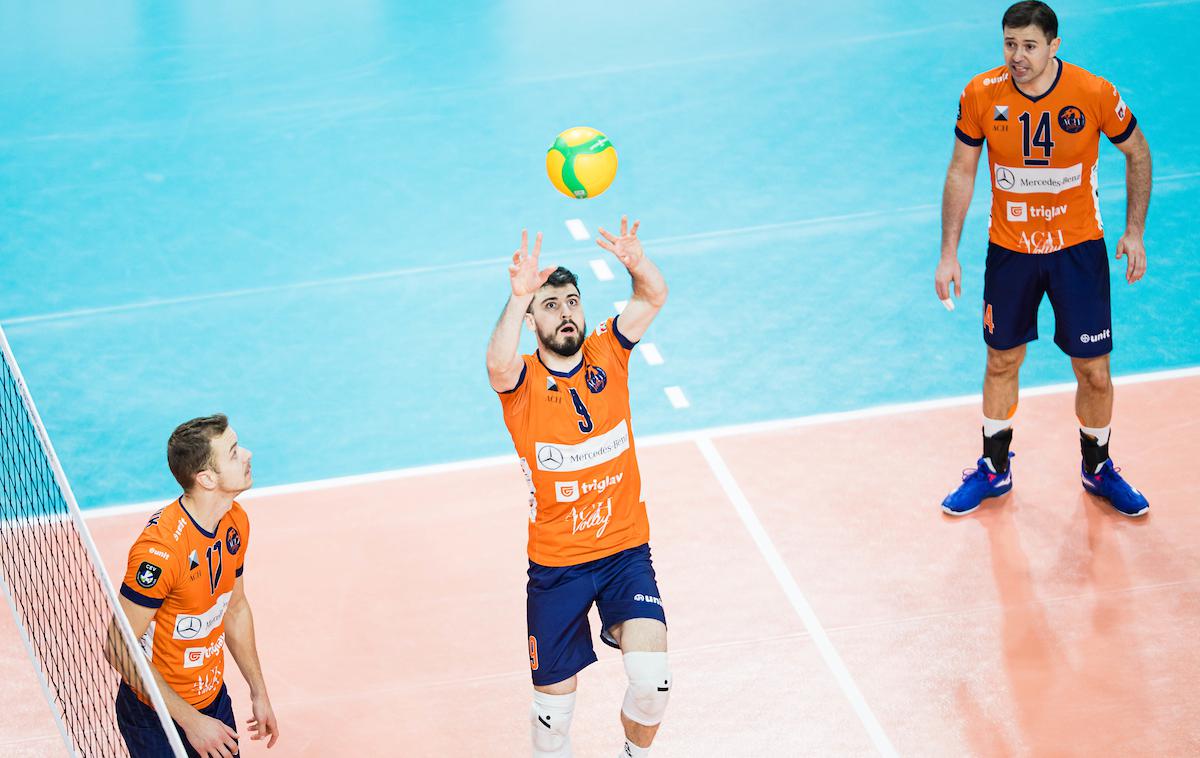 Odbojkarska liga prvakov: ACH Volley - Ziraat Bank | ACH Volley je leto odprl z zmago v Mariboru. | Foto Grega Valančič/Sportida