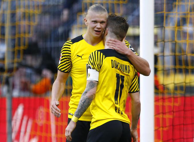 Haaland je v tej sezoni bundeslige pri 18 zadetkih. | Foto: Reuters