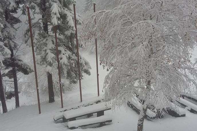 Sneg na Mrzlici | Foto Planinski dom Mrzlica