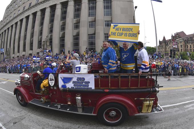 St. Louis Blues parada NHL | Foto: Reuters