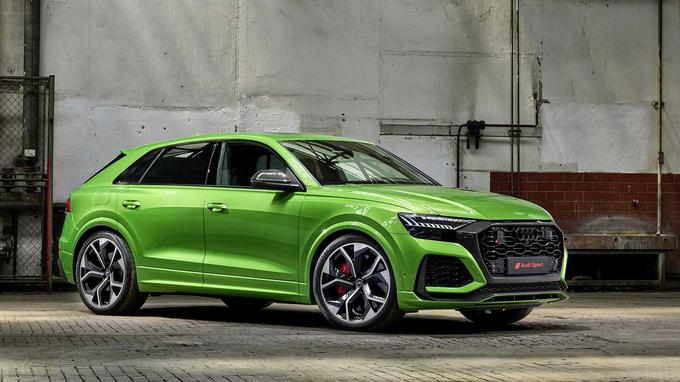 Audijev RS Q8 se do stotice izstreli v 3,8 sekunde, kar je le dve desetinki počasneje, kot to stori lamborghini urus. | Foto: Audi