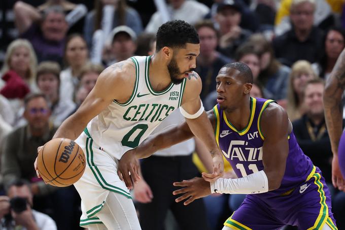 Jayson Tatum je dosegel 38 točk. | Foto: Reuters