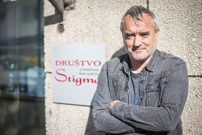 Borut Bah, društvo Stigma. | Foto: Bojan Puhek