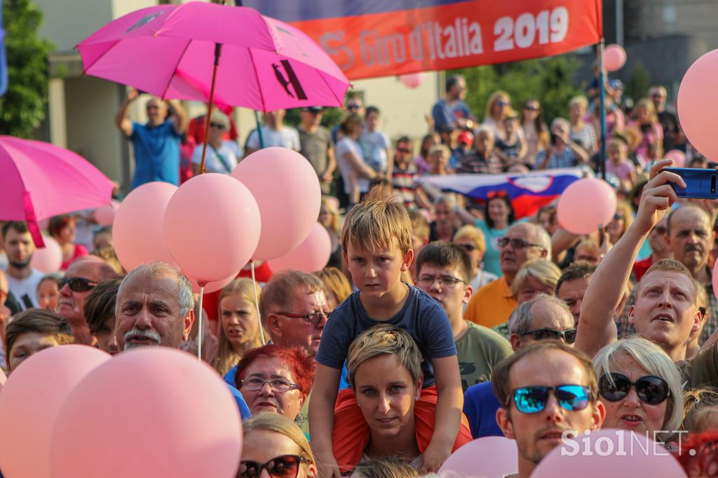 Sprejem za Primoža Rogliča v Zagorju