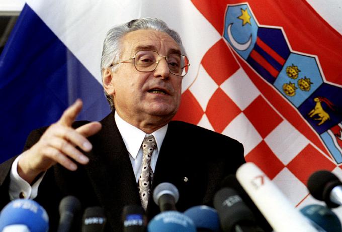 Franjo Tuđman je leta 1990 s stranko HDZ zmagal na večstrankarskih volitvah na Hrvaškem. | Foto: Reuters