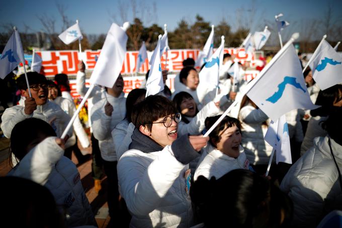 Južna Koreja severna Koreja hokej | Foto: Reuters