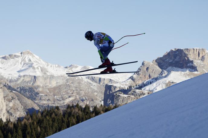 Val Gardena Miha Hrobat | Miha Hrobat je bil na prvem smuku sezone tretji, v napovedih za Val Gardeno je bil bolj zadržan. | Foto Reuters