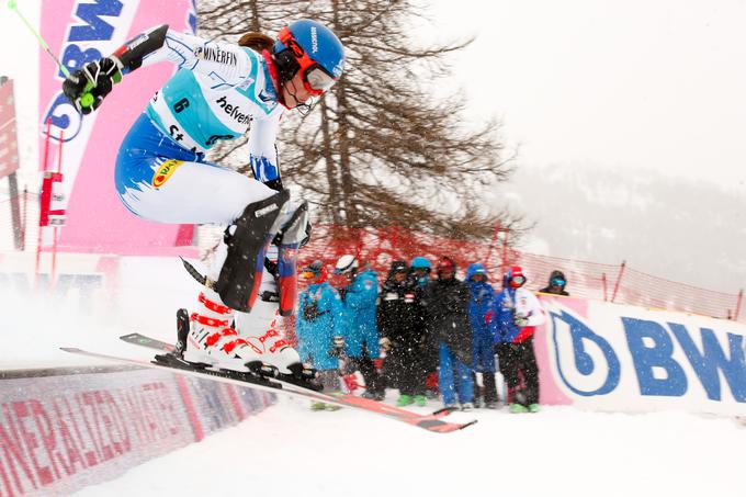 Petra Vlhova se je v finalu merila s Shiffrinovo, a je potegnila krajši konec in osvojila drugo mesto. | Foto: Getty Images