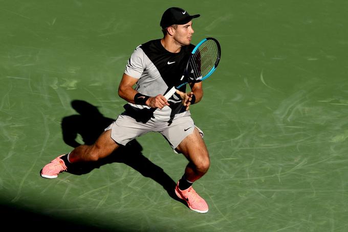 Borna Ćorić navdušuje s svojo dominantno igro. | Foto: Guliverimage/Getty Images