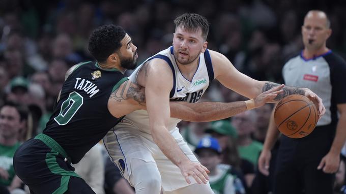 Dončić trenutno igra finale lige NBA, njegov Dallas proti Bostonu zaostaja z 0:2 v zmagah. | Foto: Guliverimage