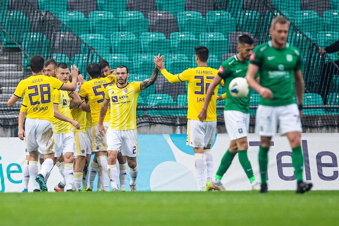 Nemanja Mitrović je prvi večni derbi v dresu Maribora odigral v jesenskem delu v Stožicah, ko je Maribor premagal Olimpijo s 4:2. | Foto: Grega Valančič/Sportida