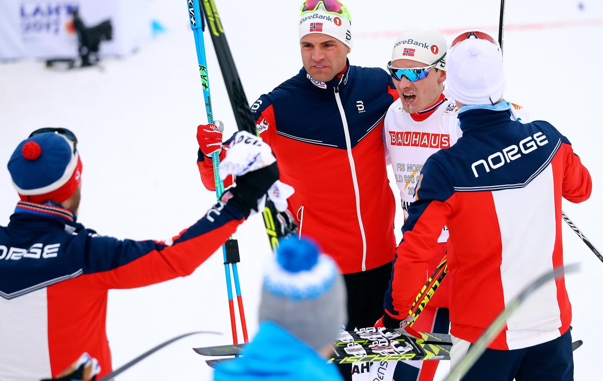 Norvežani štafeta smučarski tek SP Lahti | Foto Reuters