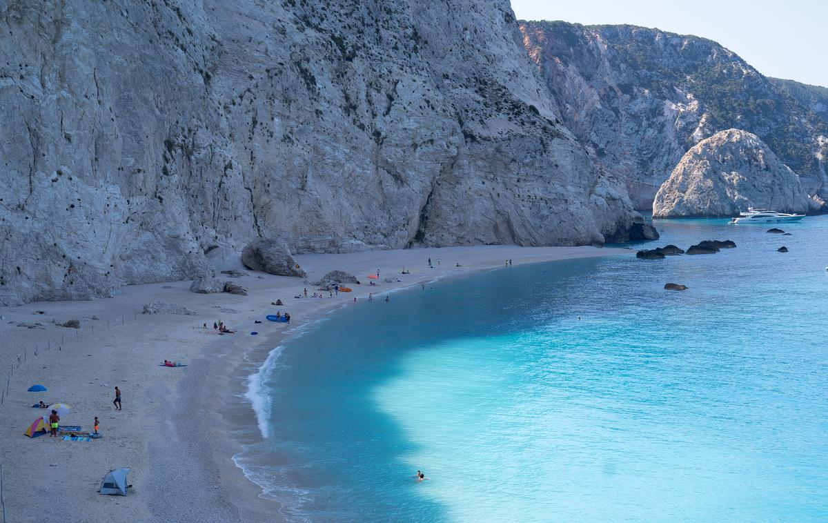 Plaža Porto Katsiki na Lefkadi | Foto Reuters