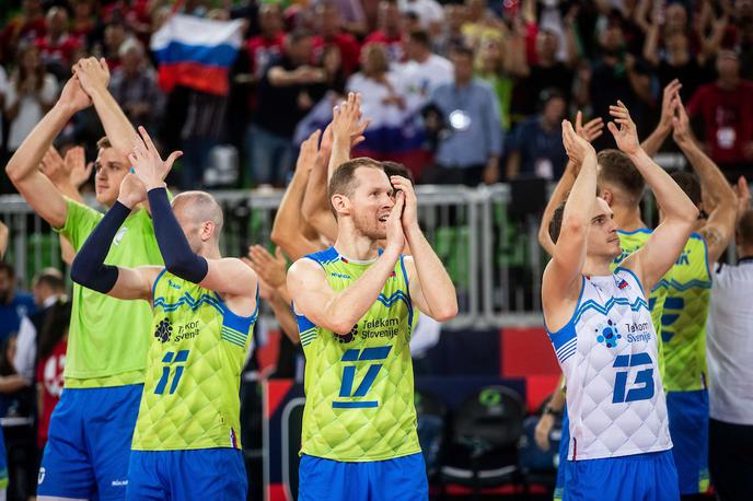 EuroVolley2019: Slovenija - Rusija | Slovenski odbojkarji so skupinski del sklenili še z drugim zaporednim porazom in zasedli drugo mesto v skupini C. | Foto Grega Valančič/Sportida