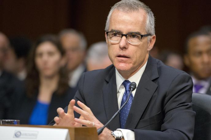 Andrew McCabe | Nekdanji uslužbenec FBI Andrew McCabe je pred leti vodil preiskavo o ruskem vmešavanju v ameriške volitve leta 2016. Preiskava je pokazala možne povezave med takratnim republikanskim predsedniškim kandidatom Donaldom Trumpom in Moskvo.  | Foto Guliverimage