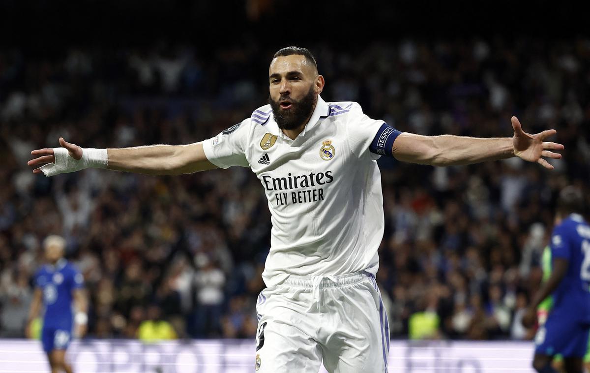 Real Madrid Karim Benzema | Karim Benzema je zadel za vodstvo Reala. | Foto Reuters