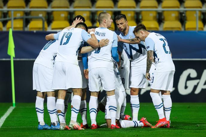 Češka Slovenija U21 proslavljanje zadetka | Mladi Slovenci so premagali Albance in jim vrnili za poraz v četrtem krogu kvalifikacij za EP. | Foto Vid Ponikvar