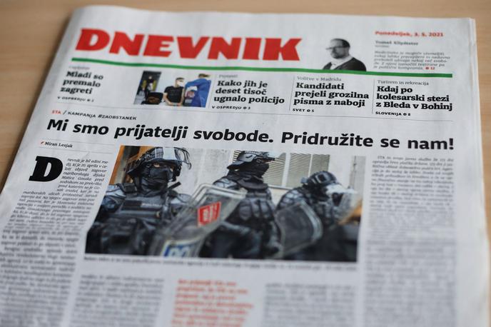 Dnevnik | Časopisna družba Dnevnik namerava izčleniti del premoženja in ga prenesti na novo družbo, ki se bo ukvarjala z njeno osnovno dejavnostjo, to je izdajo tiskanih in elektronskih edicij. Imenovala se bo Dnevnik mediji in bo prevzela tudi vse Dnevnikove zaposlene, izhaja iz delitvenega načrta. | Foto STA