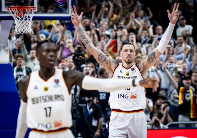 četrtfinale EuroBasket Nemčija Grčija Daniel Theis | Foto: Vid Ponikvar/Sportida