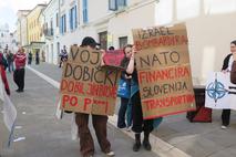 protest Koper, ladja Borkum