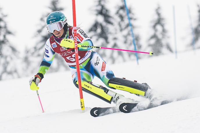 Zlata lisica, slalom, Nika Tomšič | Slovenijo bo danes med drugim predstavljala Nika Tomšič. | Foto Grega Valančič/Sportida