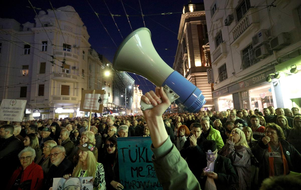 Protesti v Beogradu | Foto Reuters