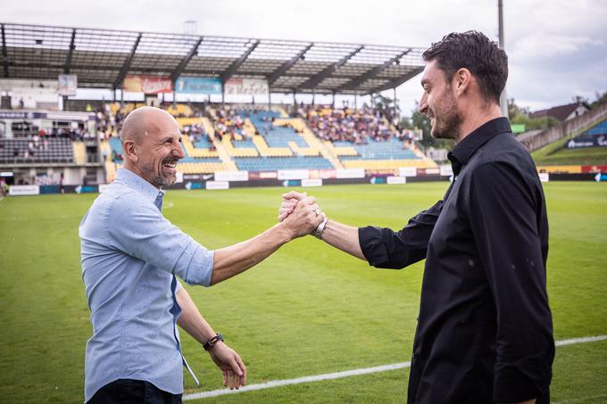 Albert Riera je popeljal Celje na vodilni položaj, Damir Krznar pa ga je ohranil. | Foto: Jure Banfi/alesfevzer.com