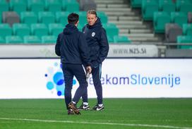 Slovenska nogometna reprezentanca trening Stožice