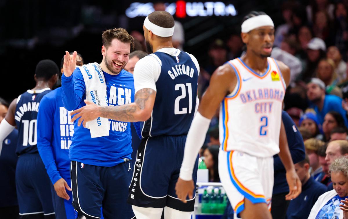 Daniel Gafford | Luka Dončić je navdušen nad novima soigralcema, v prvi vrsti nad Danielom Gaffordom. | Foto Reuters